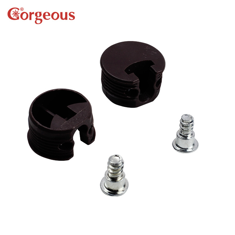 Gorgeous 2 in 1 cabinet fasteners connectors furniture connecting cam fittings