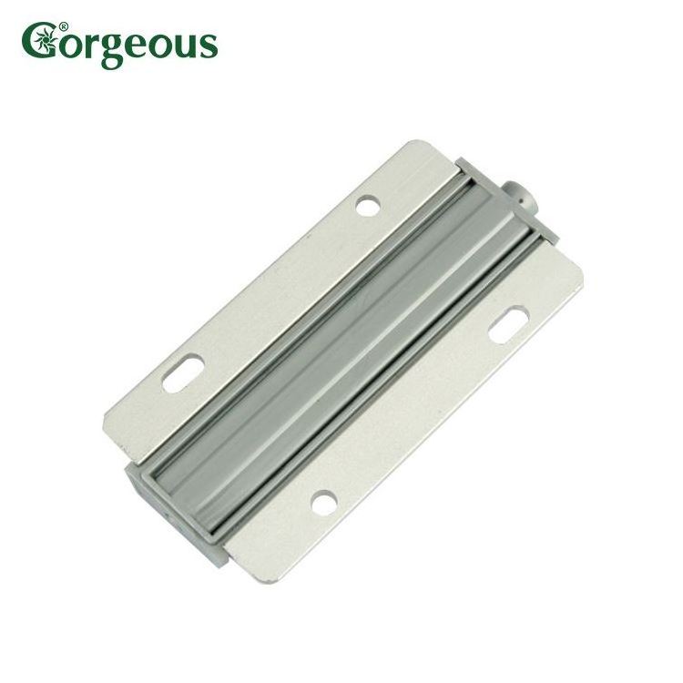 aluminum cover strong power magnetic adjustable push latch cabinet push to open catch