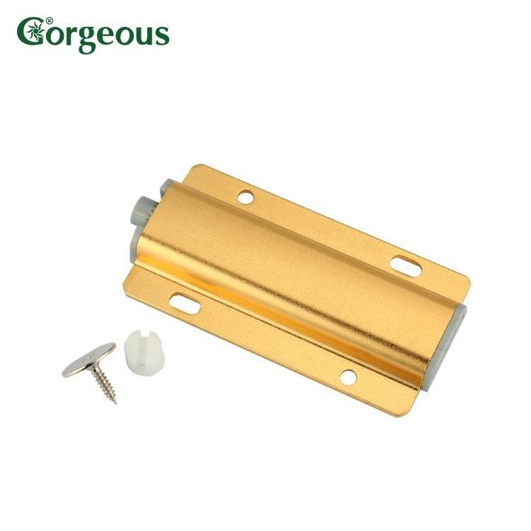 aluminum cover strong power magnetic adjustable push latch cabinet push to open catch