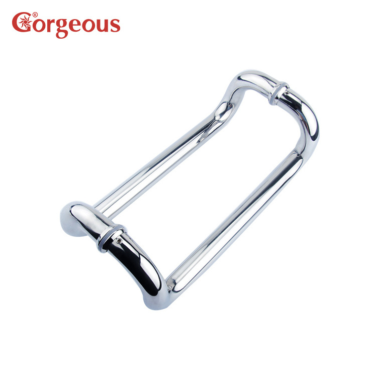 gorgeous glass handle bathroom shower door handle stainless steel pull glass door handle