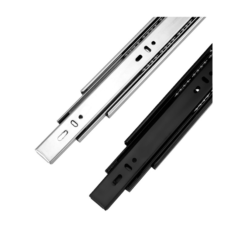 normal metal cabinet drawer slide telescopic channel rails runners kitchen heavy duty full extension ball bearing drawer slide