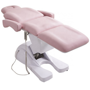 cheap facial chair for beauty salon bed electric beauty bed with 3 motor white