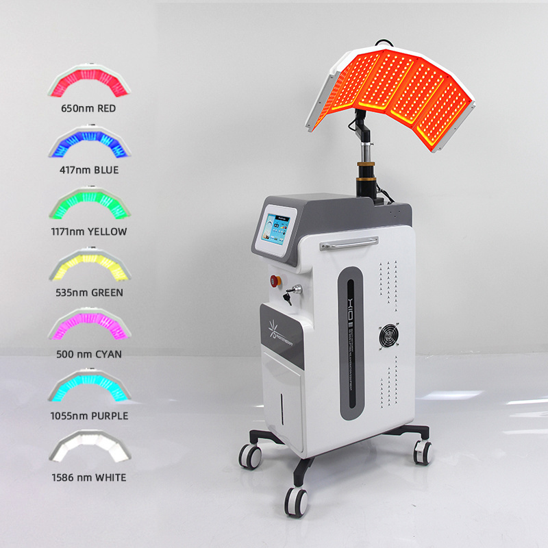 Factory hot sale hydro peeling pdt led oem led pdt photon multi-function skin face acne treatment machine