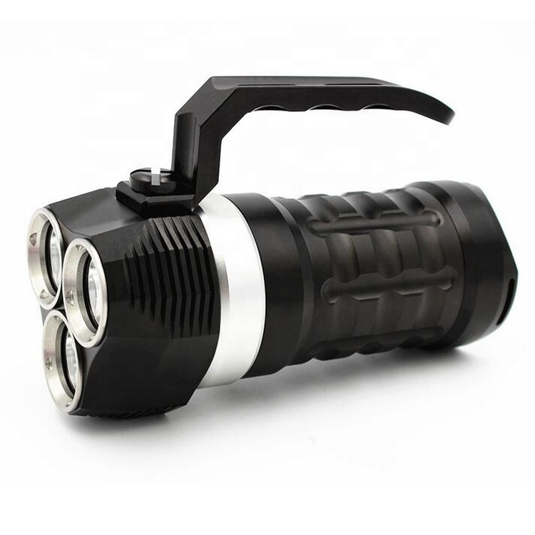 High Power LED Handheld Searchlight Long Range Rechargeable Tactical Waterproof Flashlight For Diving Marine Boat Fishing