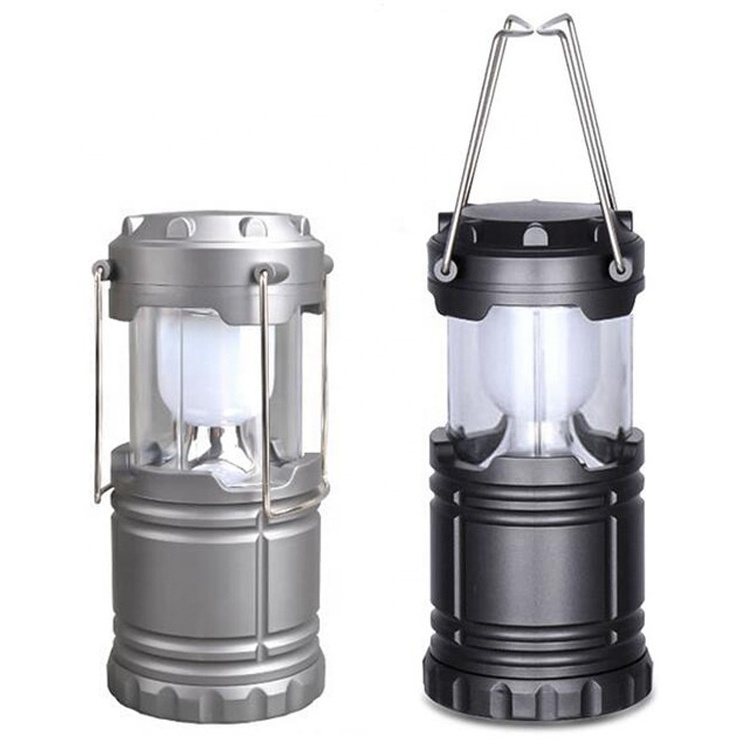 AA Battery Hurricane Storms Survival Emergency Lights Lamp Mini Portable Hanging Collapsible LED Camping Lantern