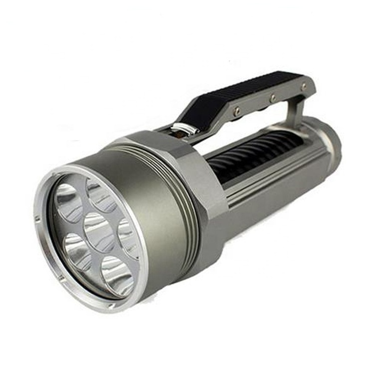 Super Bright Handheld Flashlight Waterproof Searchlight Scuba Light XM-L2 6 Led Diving Lamp