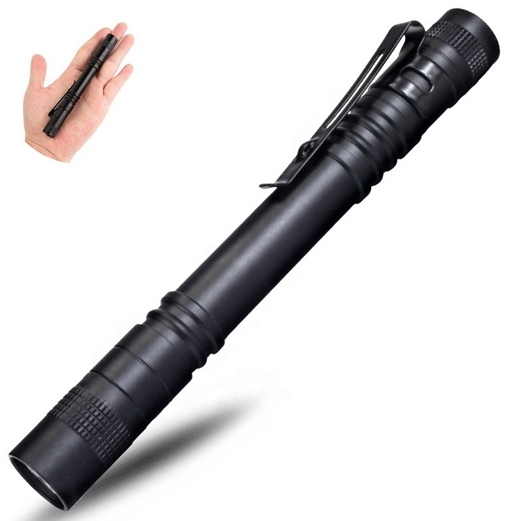 Mini Small AAA Battery Tactical Torch Light LED Pocket Penlight Doctor Work Pen Flashlight