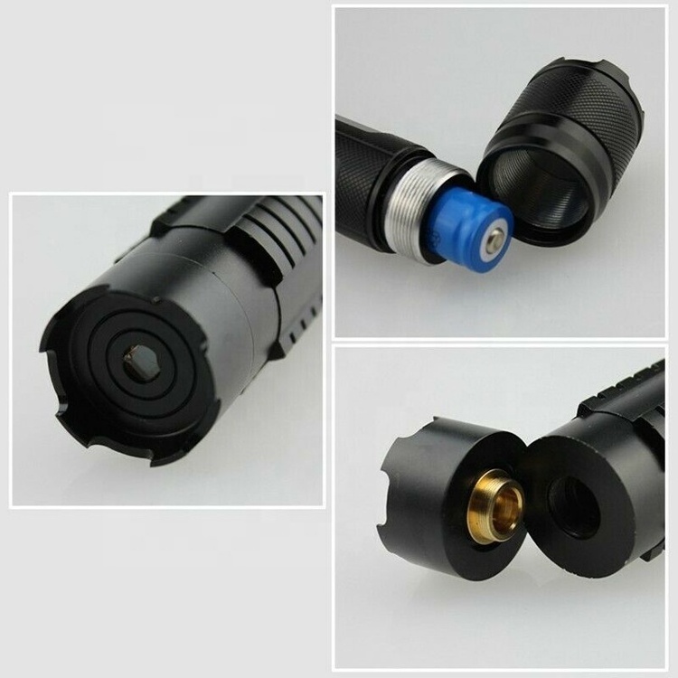 Tactical Hunting Engraving Powerful Dot Beam Light Torch Handheld 1000MW 5W 5000MW High Power Burning Blue Led Flashlight