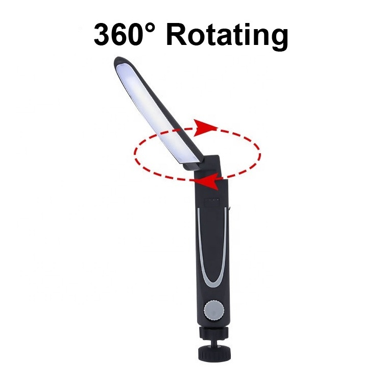 Automobile Trouble Inspection Lamp Flashlight Magnetic Base Rechargeable Cob Led Work Lighting For Car Repair Workshop