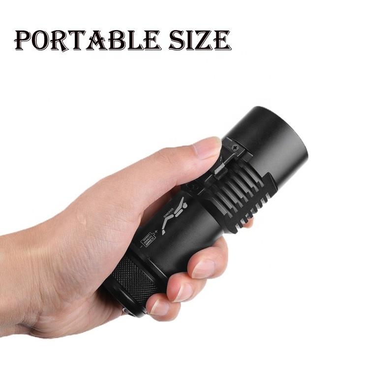 Portable Cave Dive Torch Waterproof XHP70 Led Flashlight Snorkeling Mini Underwater Safety Lights Scuba Diving Torch