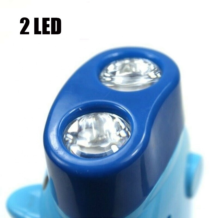 Kids Toys Promotion Gift Hand-press Torch Hand Powered 2 LED Manual Rechargeable Piggy Pig Dynamo Flashlight