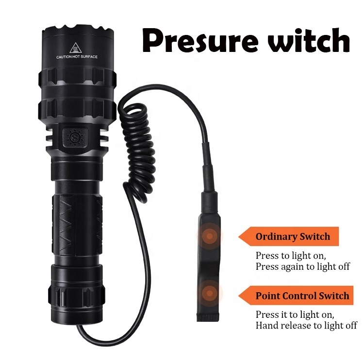 Outdoors Activities Night Vision Rechargeable Torch Spotlight Handheld Hunting Light XHP50 Red Green Led Flashlight