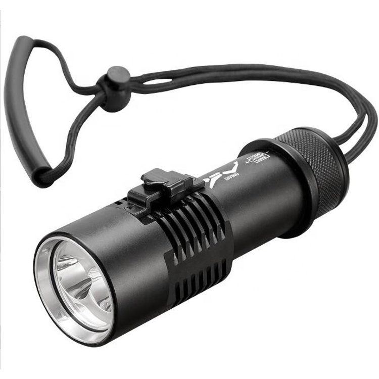 Portable Cave Dive Torch Waterproof XHP70 Led Flashlight Snorkeling Mini Underwater Safety Lights Scuba Diving Torch