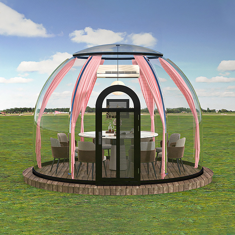 Factory Wholesale luxury geodesic dome tents resort transparent outdoor igloo dome house events tent