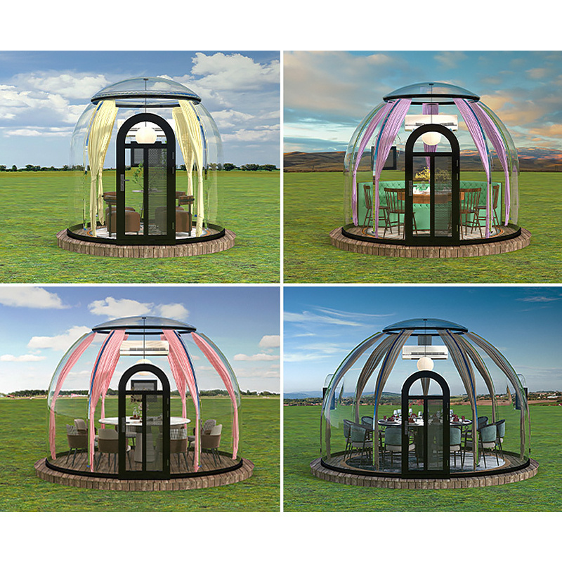 Factory Wholesale luxury geodesic dome tents resort transparent outdoor igloo dome house events tent