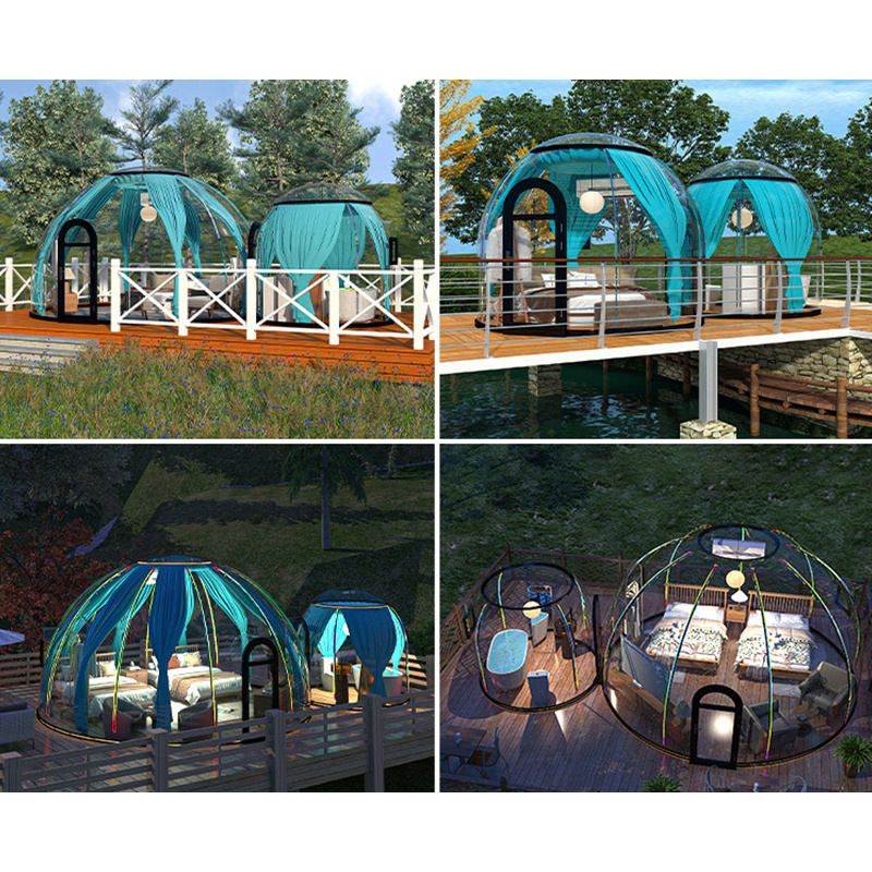 Factory Wholesale luxury geodesic dome tents resort transparent outdoor igloo dome house events tent