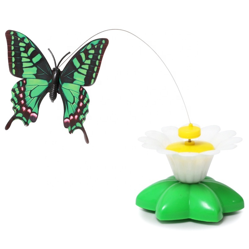 Cheap Price Automatic Flying Bird Butterfly Smart Electric Interactive Pet Cat Toy