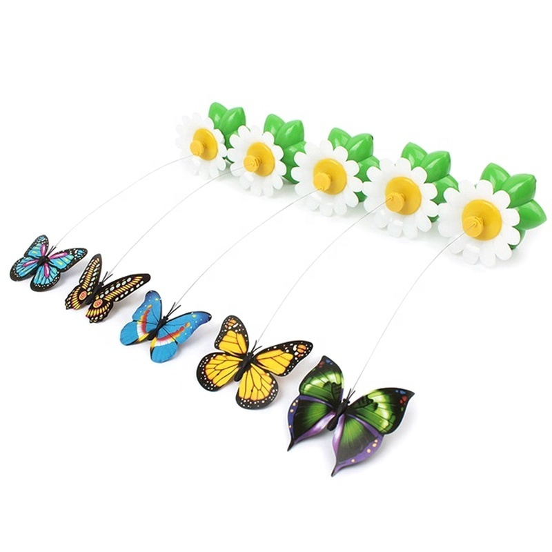 Cheap Price Automatic Flying Bird Butterfly Smart Electric Interactive Pet Cat Toy