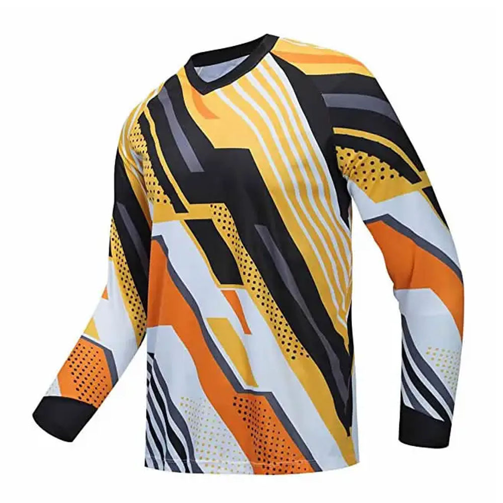 Custom Sublimation Street Men Jersey Customized Blank Motocross Jersey Relaxed and Comfortable Fit For Rider