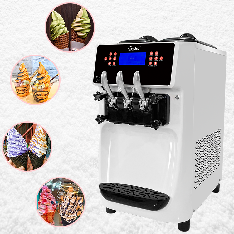 Energy Saving Easy Operation Commercial Ice Cream Machine Soft Serve Ice Cream Making Maker Machine For Sale