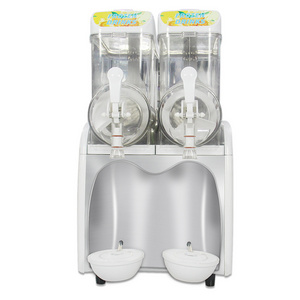 Wholesale 12L x2 granita juice ice frozen drink slush machine with mixing beater small commercial ice slush machine frozen drink