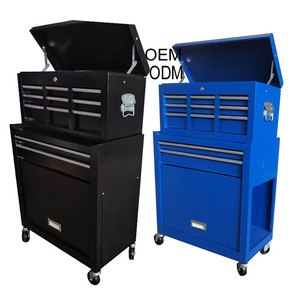 Auto Repair  Heavy Duty Tool cart 8  11 Drawer Mobile Tool Cabinet Trolley Workshop Roller Steel Tool Chest And Bottom Cabinet