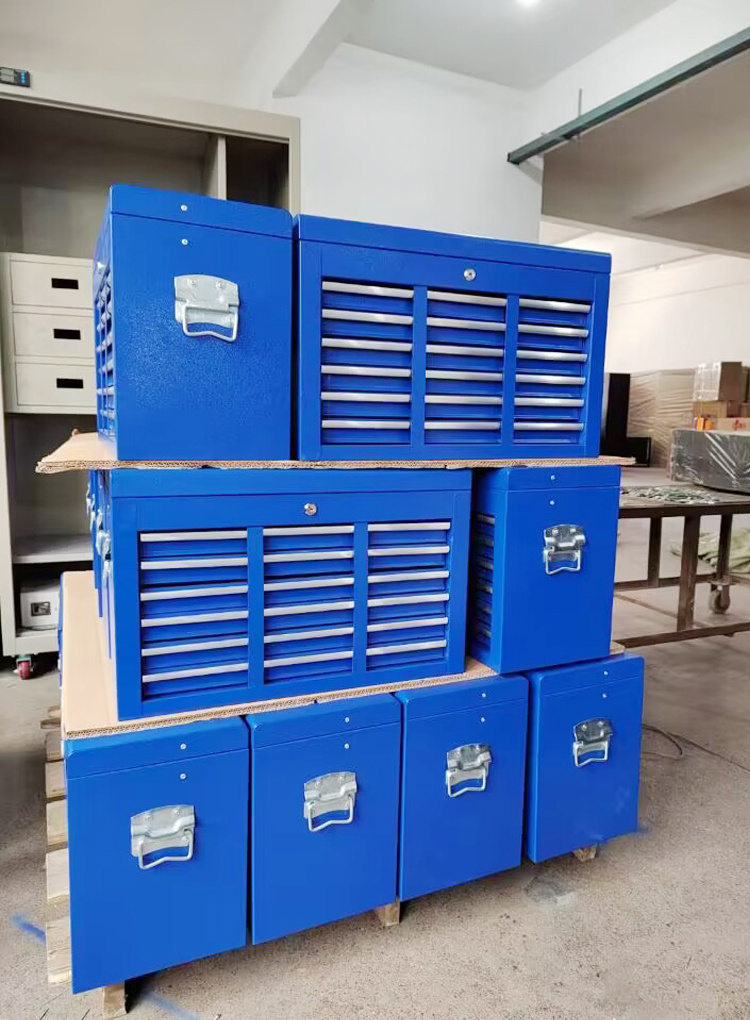 Hot Sale In EU Metal Tool Cabinet/Toolbox Storage 9 10 15 18 Drawers Garage Workshop Warehouse Steel Locker