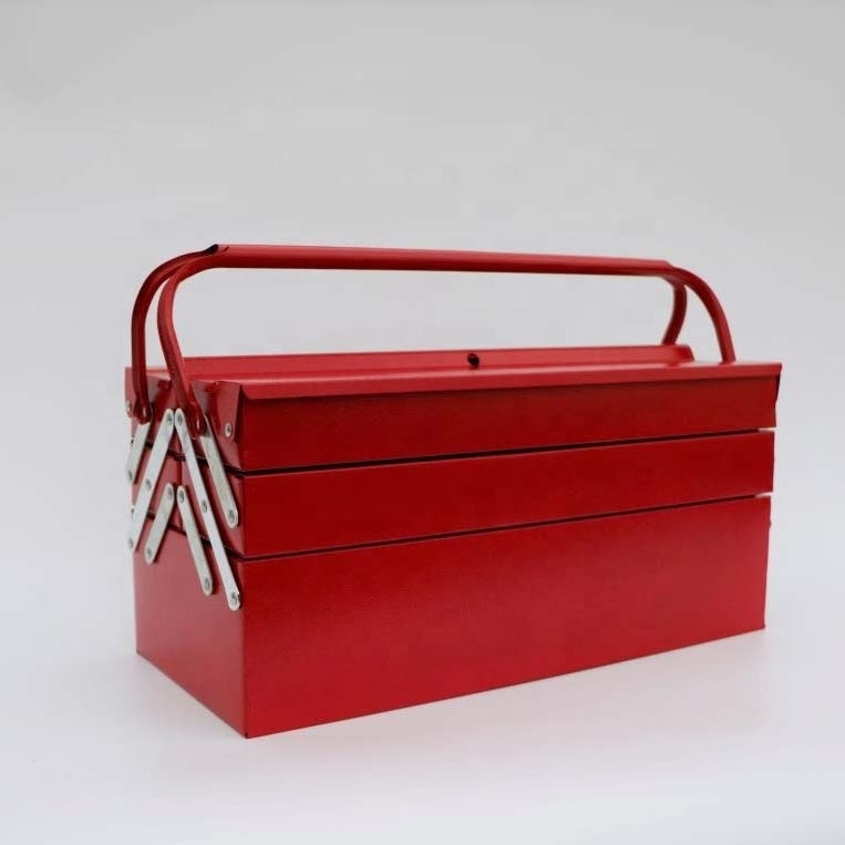 OEM/ODM Toolbox Set Three-Layer multilayer portable hardware storage box drawer finishing box mechanical Steel Metal Tool Box