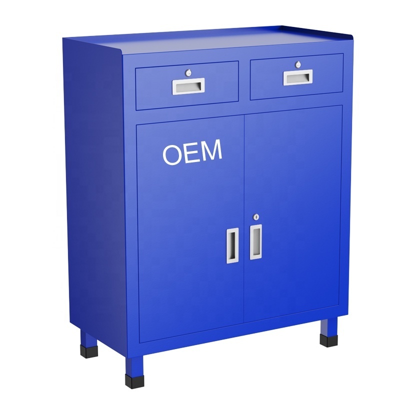 warehouse tool trolley with wheel and handle roller tool  cart tools set metal storage cabinet with hooks and plastic bins