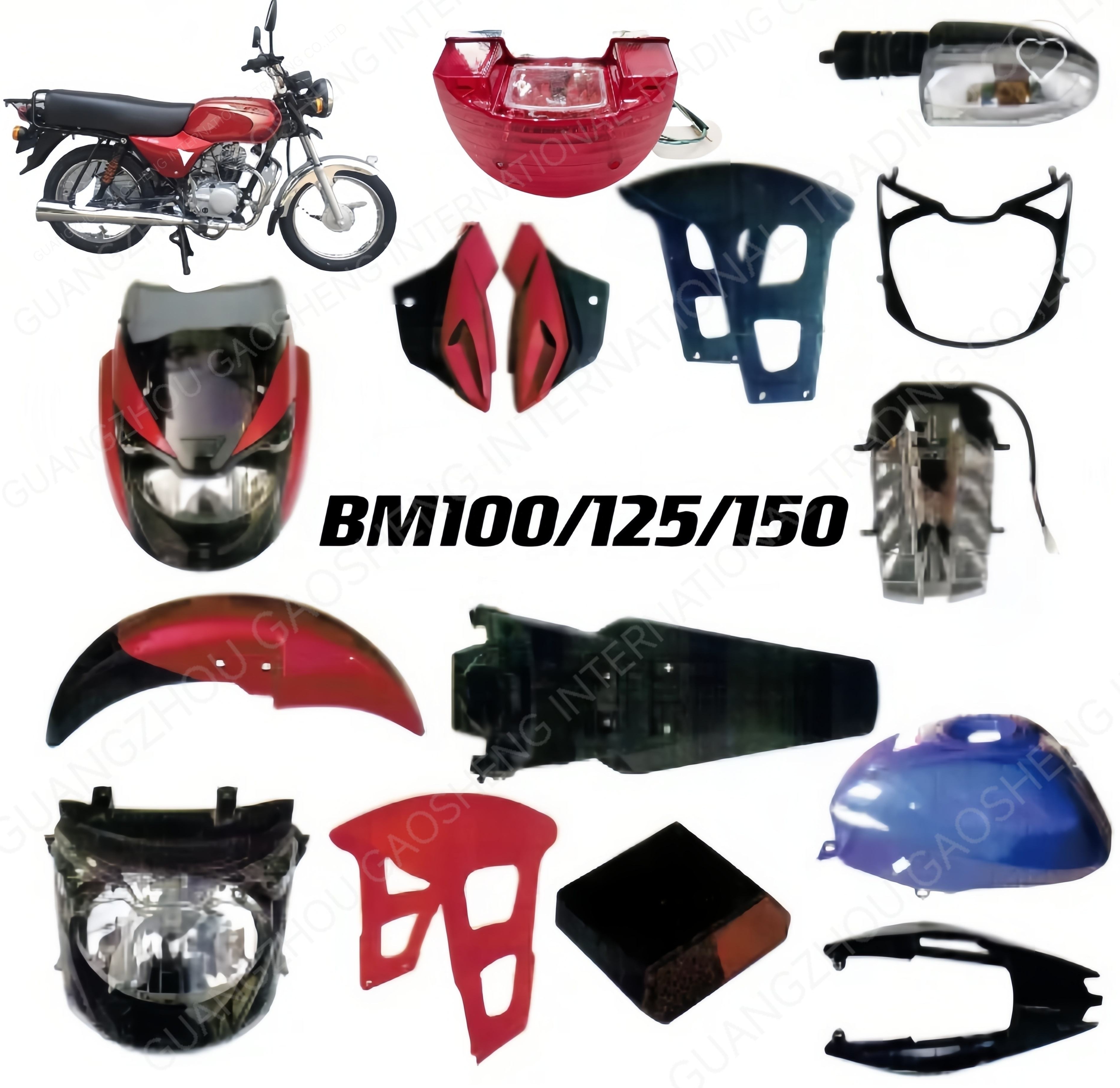 Hot sale BAJAJ Boxer Motorcycle Accessoires Engine Parts Body Parts for BM100 BM125 BM150