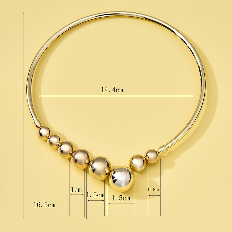 Fashion Luxury 2023 Trendy For Women Jewelry 18k Gold Plated Stainless Steel Choker Gold Collar Necklace