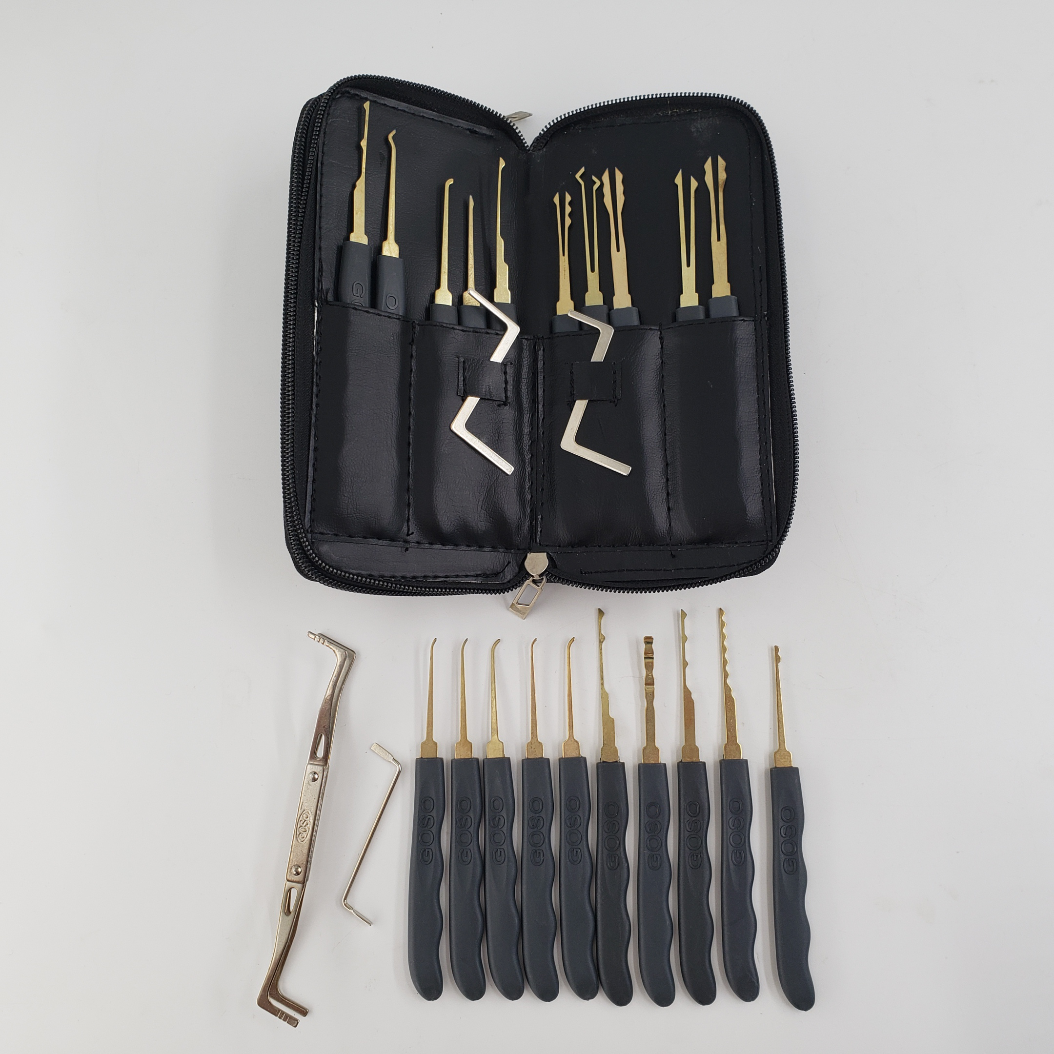 TOOLS Lock Picking Practice Set 24Pcs Stainless Steel Lock Pick Set Training Kits