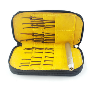 New civil head-Replaceable safe opening lock Multitool Practice Lockpicking automotive locksmith tool Lock Pick Set