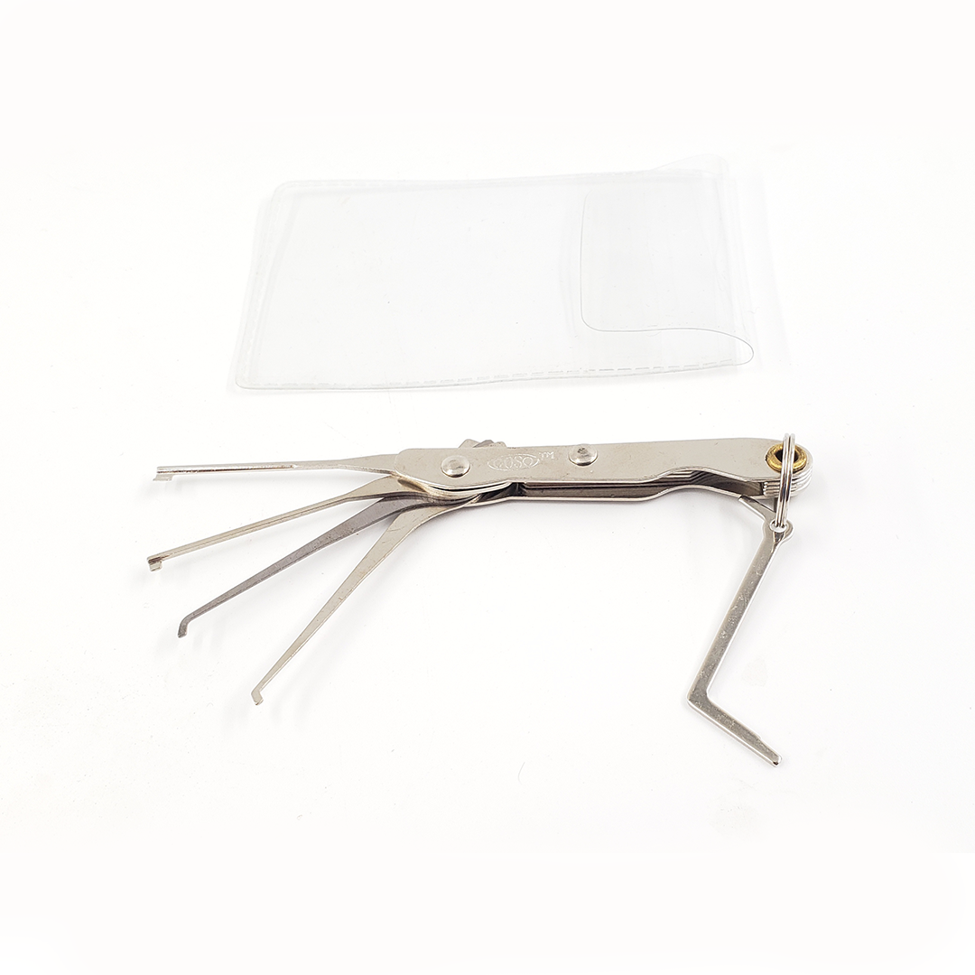 China folding hooks lockpicking Practice Locksmith opening Tool lishi lockpicks Lock Pick Set