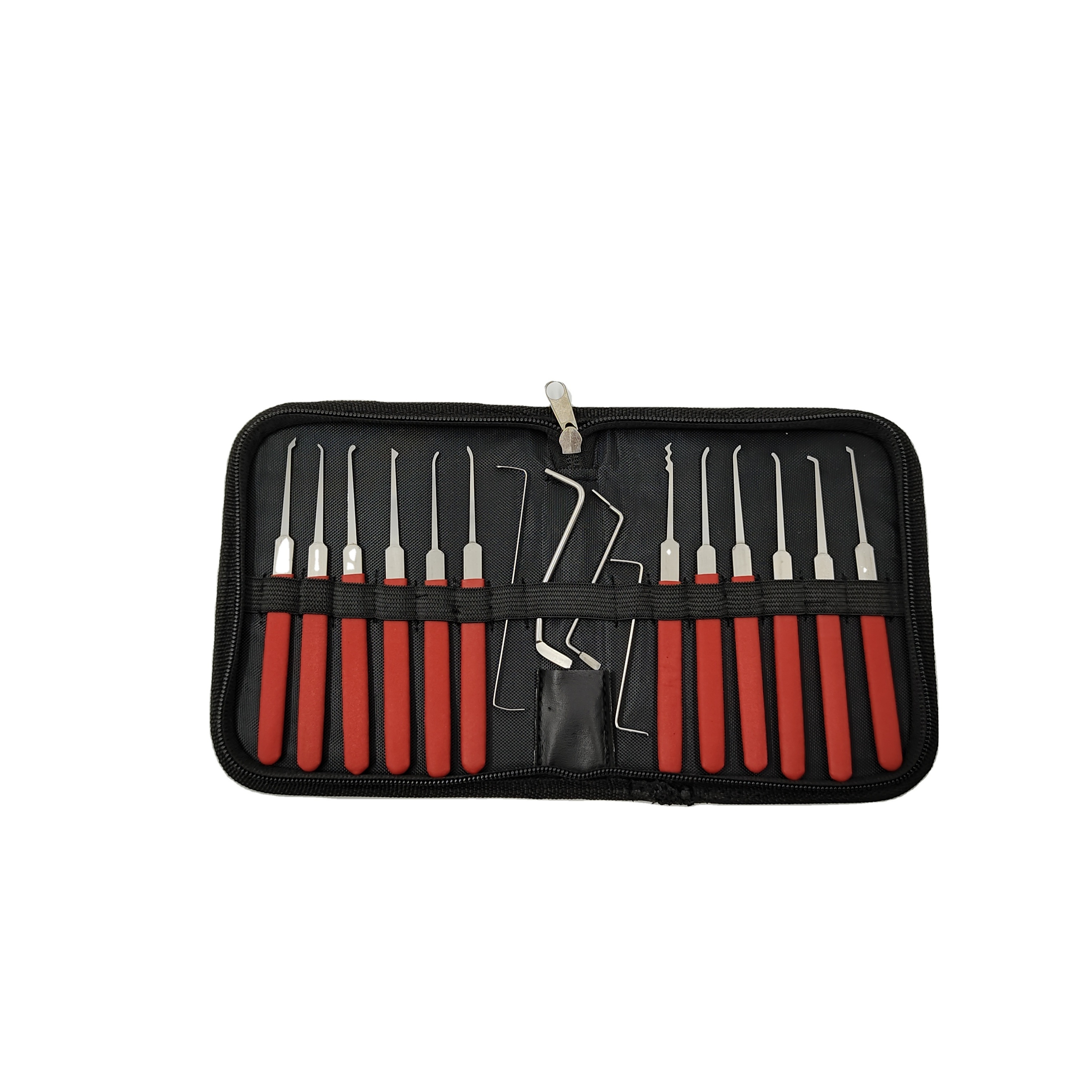 Professional 16pcs stainless steel hooks lockpicking Tubular lock pick set supplies Locksmith Tools For Opener Lock Door