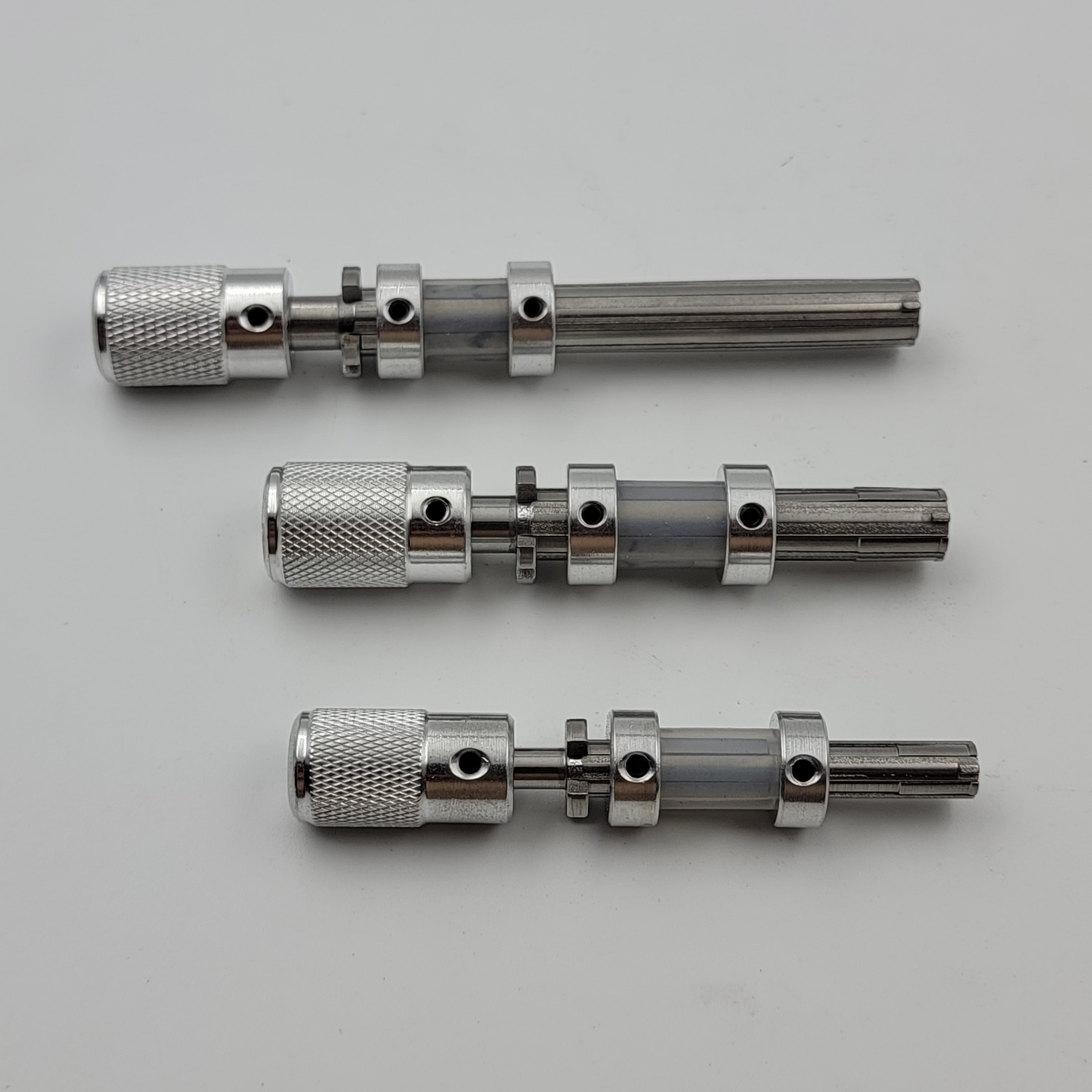 New Locksmith Tools 7 Pin Tubular Lock Pick Set For 3pcs Lock Picking Tools(7.00mm 7.5mm 7.8mm)