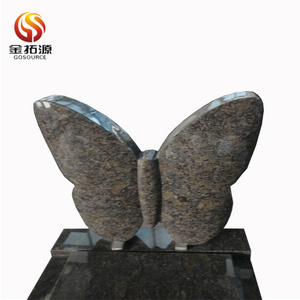 Butterfly Blue Granite Butterfly Tombstone