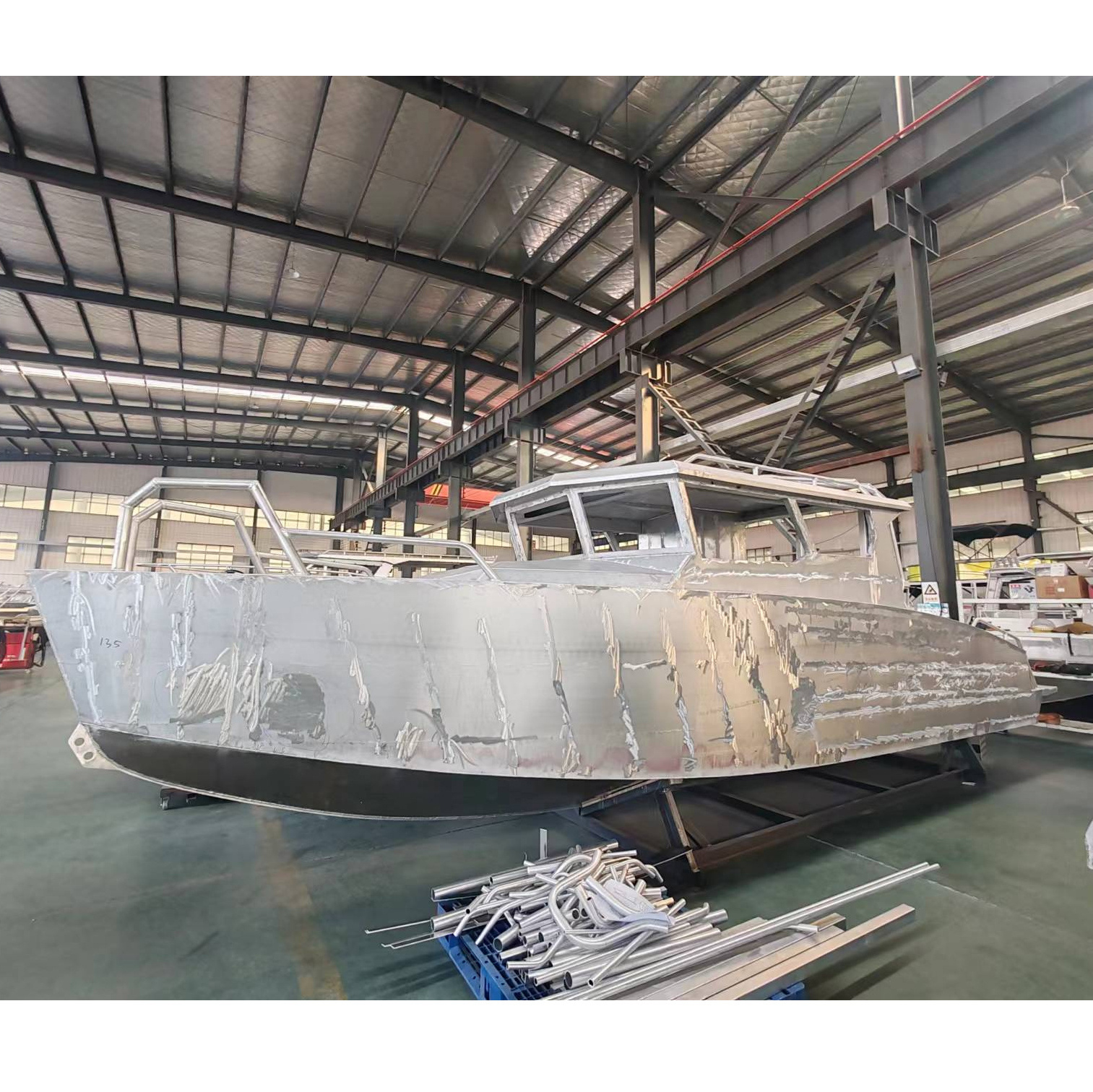 China gospel 8.4m deep v boat fishing aluminum yacht boat sale for fishing