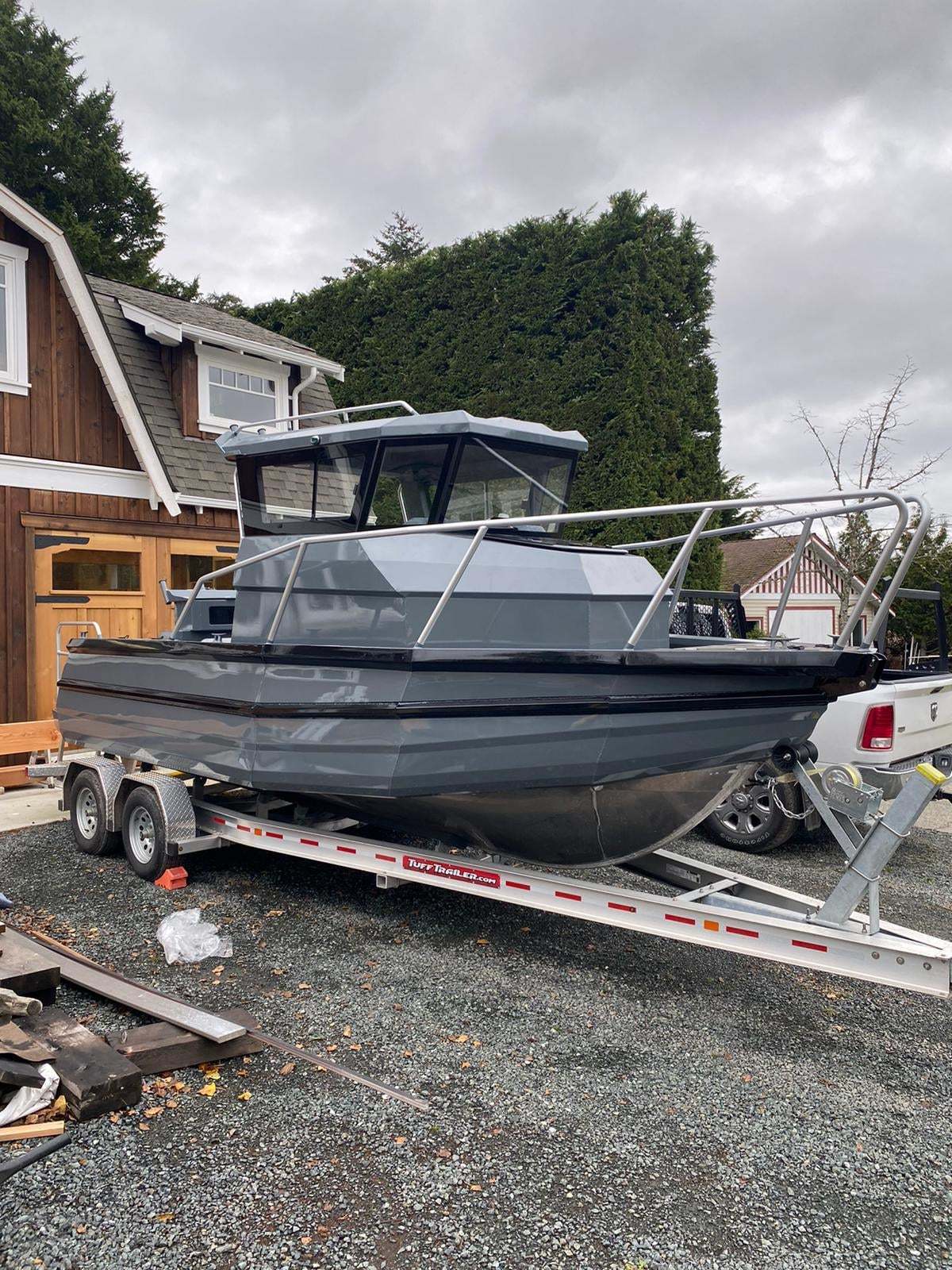 Gospel Boat for Sale Guam - 6.85m /23FT Easy Craft Fully Welded Aluminum Fishing Boat Speed Boat with Pontoon & CE