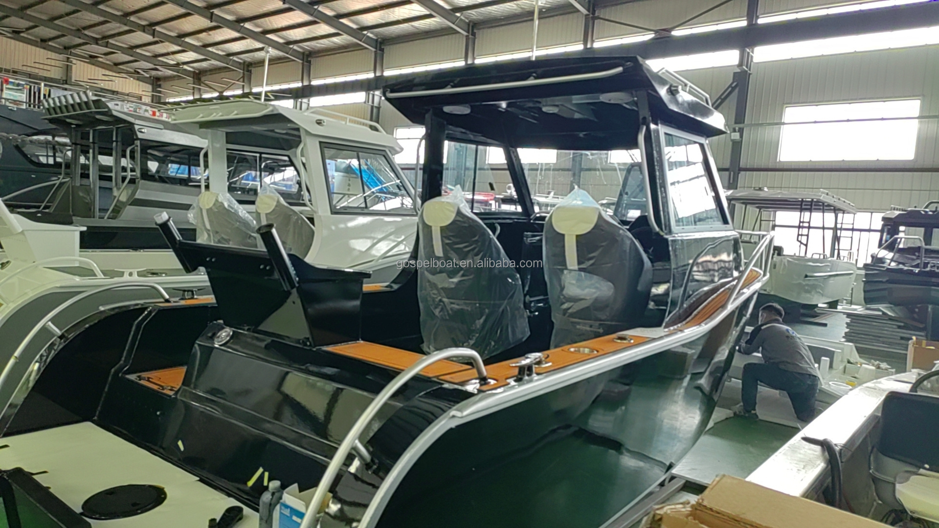 Speed Cabin Motor 6 Meters Boat for Sale New 2023 Fishing Boat with Motor and Trailer