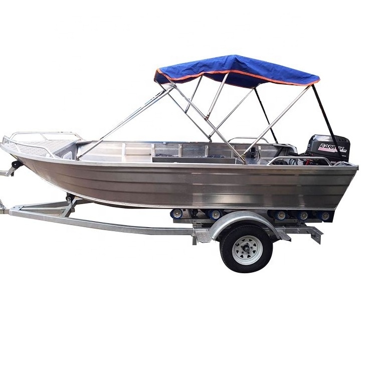 14ft CE Fishing Boat Small Dinghy Aluminum Rowing boat