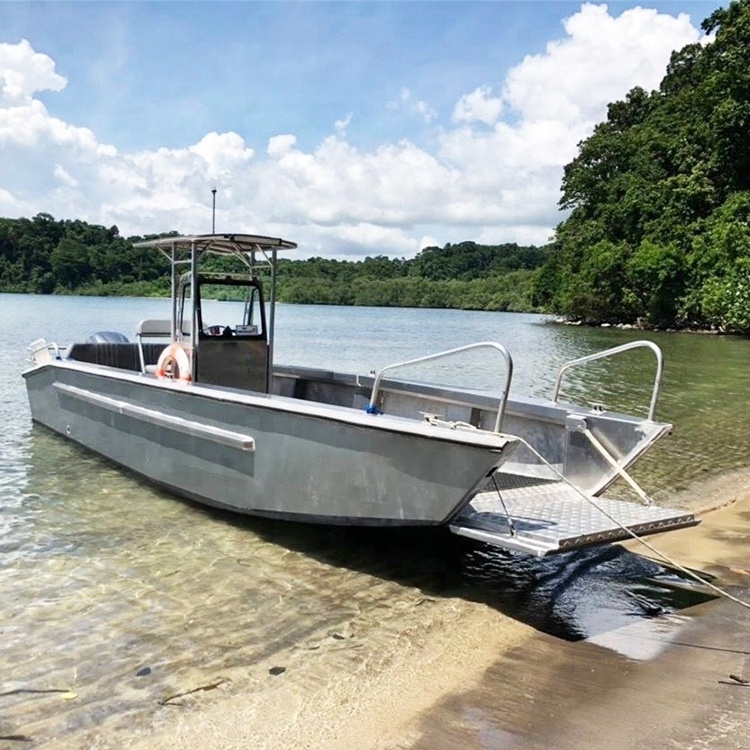 8m Coast Guard Boat Aluminum Sailing Yacht Landing Craft Boat for sale