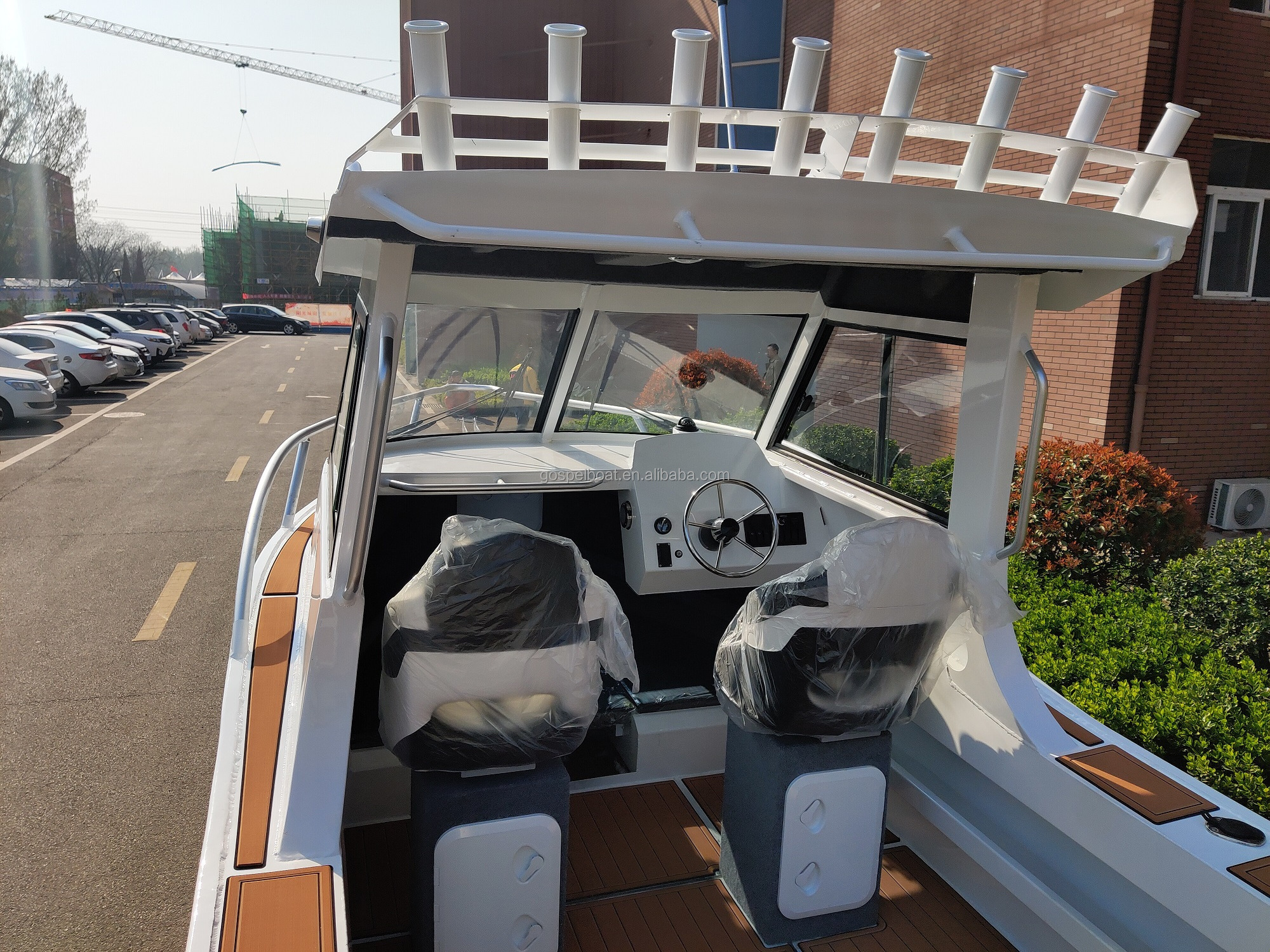 Gospel Aluminum boats for sale 21ft /6.25m Profisher Cuddy cabin aluminium fishing boat -Speed Boat