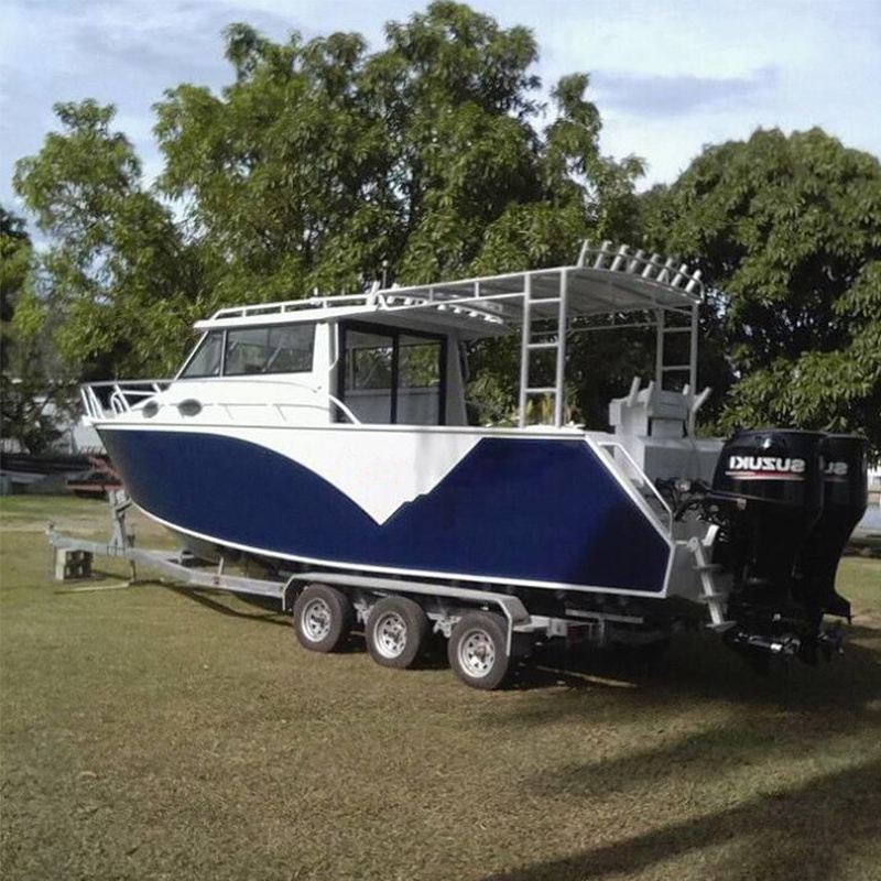 New Yachts 12m(39ft) Aluminum Center Cabin Fishing Boat with Closed Hardtop