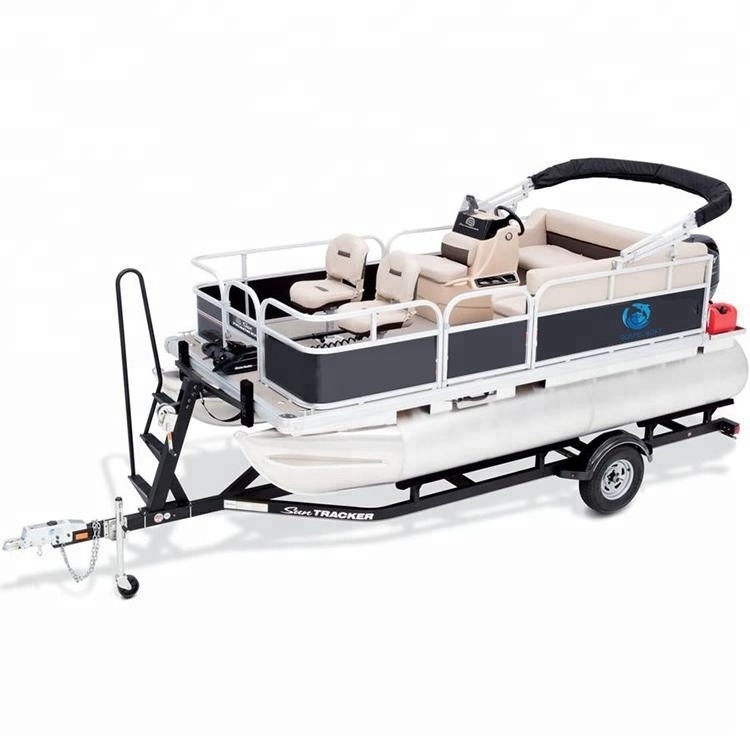 America design 20ft 5.5m small aluminum 2 person pontoon boat