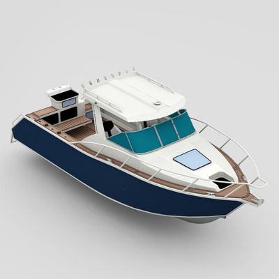 7.5m sport aluminum luxury fishing boat yacht boats for the ocean