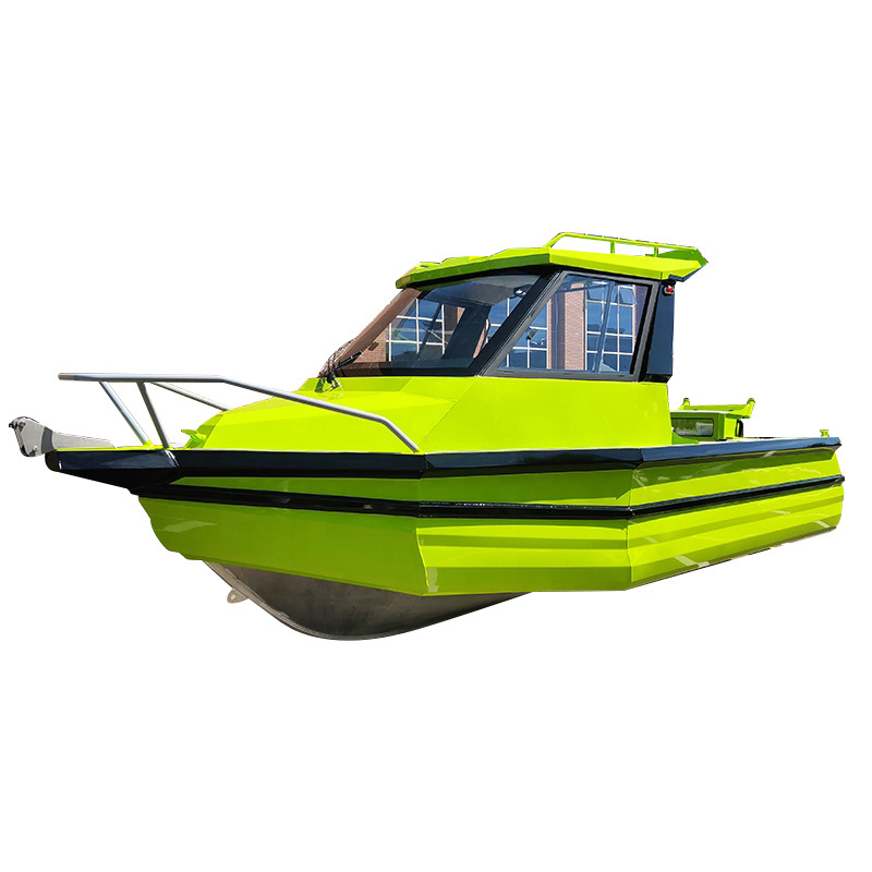 6m 20ft  fast speed comfortable aluminum cabin boat with hardtop fishing boat for sale