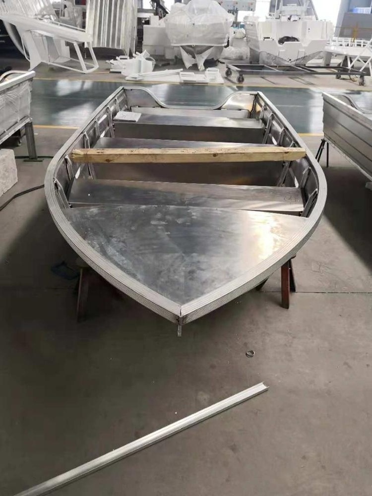 14ft CE Fishing Boat Small Dinghy Aluminum Rowing boat