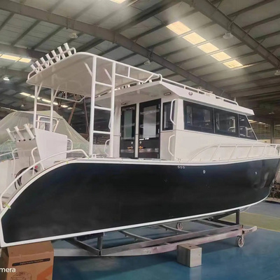 Gospel 30ft/9.6m lifestyle aluminum family fishing boat and cabin cruiser with strong power