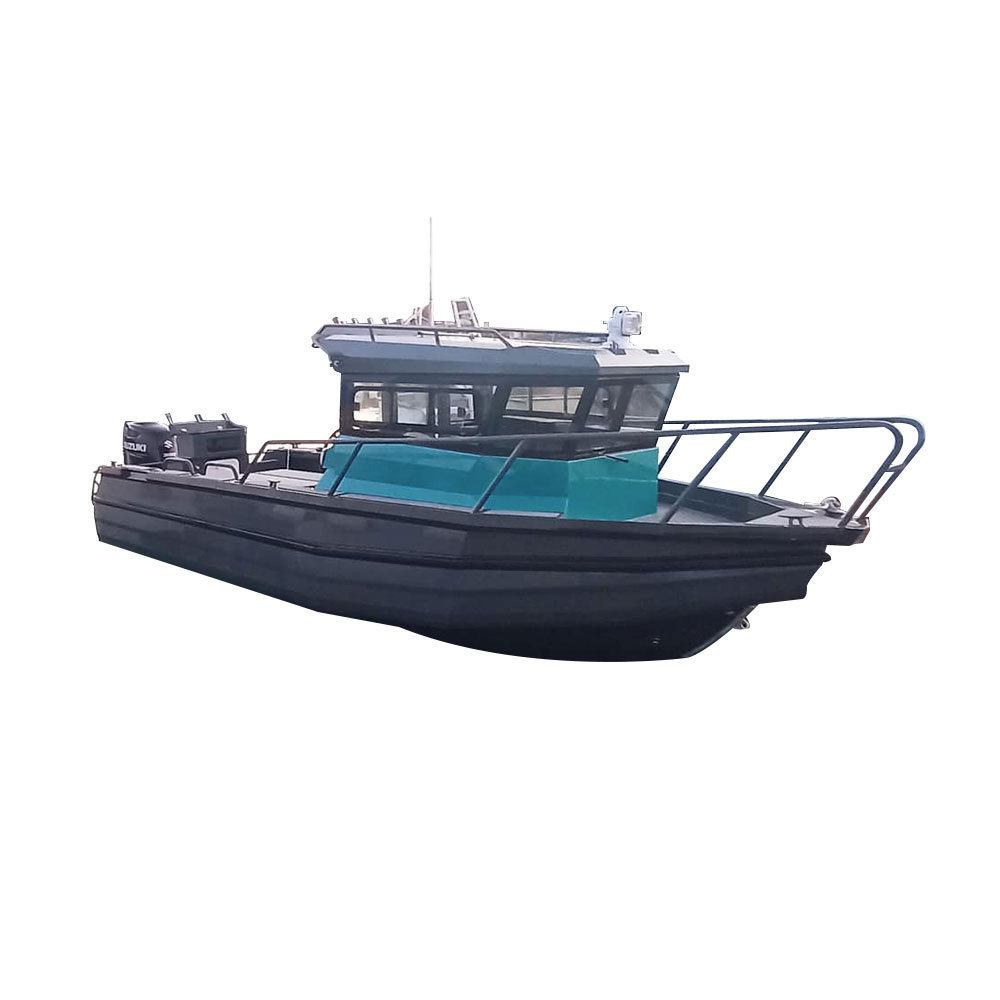 25ft/ 7.5m Gospel Easy Craft welded aluminium fishing boat with Walkaround &CE Pontoon on each side for sale